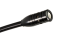 MICROFONO CONDENSADO TASCAM, CUELLO DE CISNE, COLOR NEGRO, INCLUYE BASE