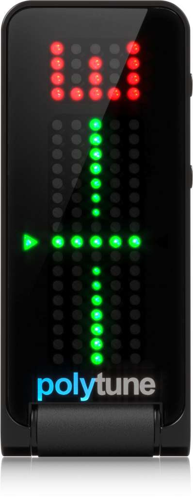 AFINADOR POLIFONICO TC ELECTRONIC, POLY TUNE, TIPO CLIP, NEGRO
