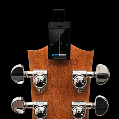 AFINADOR POLIFONICO TC ELECTRONIC, POLY TUNE, TIPO CLIP, NEGRO