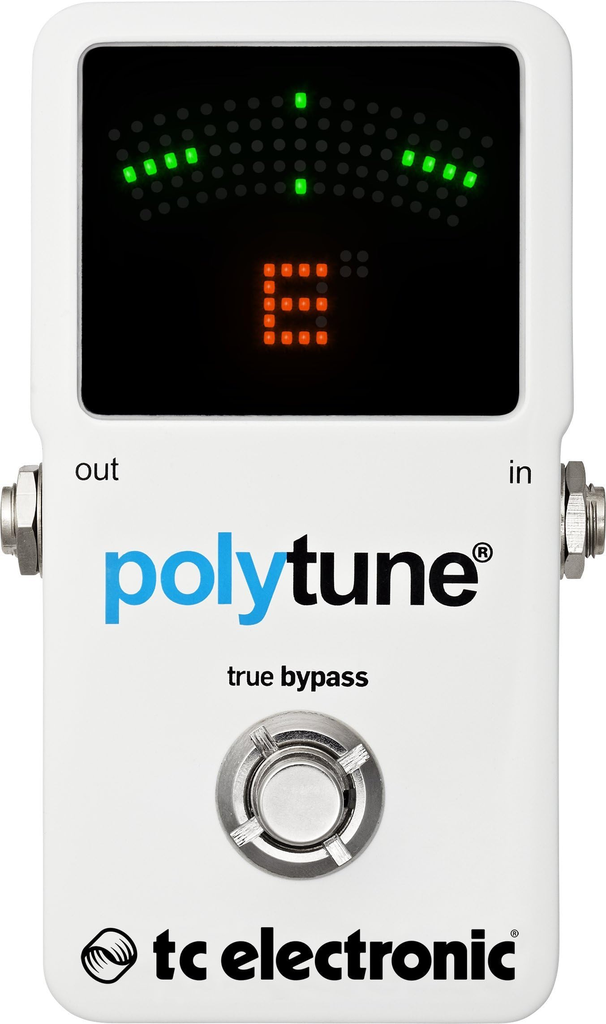 AFINADOR POLIFONICO TC ELECTRONIC, TIPO PEDAL, BLANCO