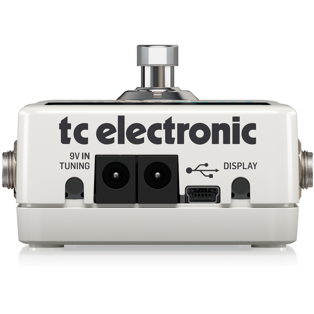 AFINADOR POLIFONICO TC ELECTRONIC, TIPO PEDAL, BLANCO