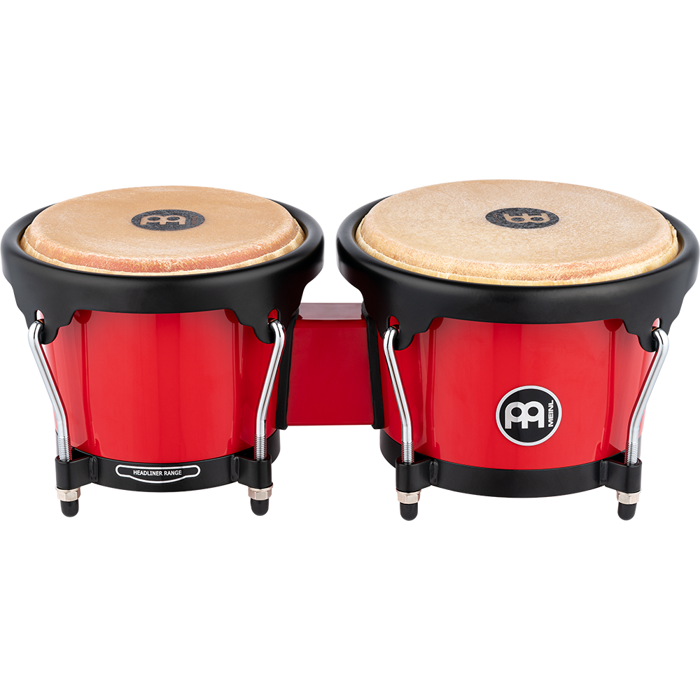 BONGO JOURNEY MEINL, 6 1/2" Y 7 1/2", MADERA, COLOR ROJO