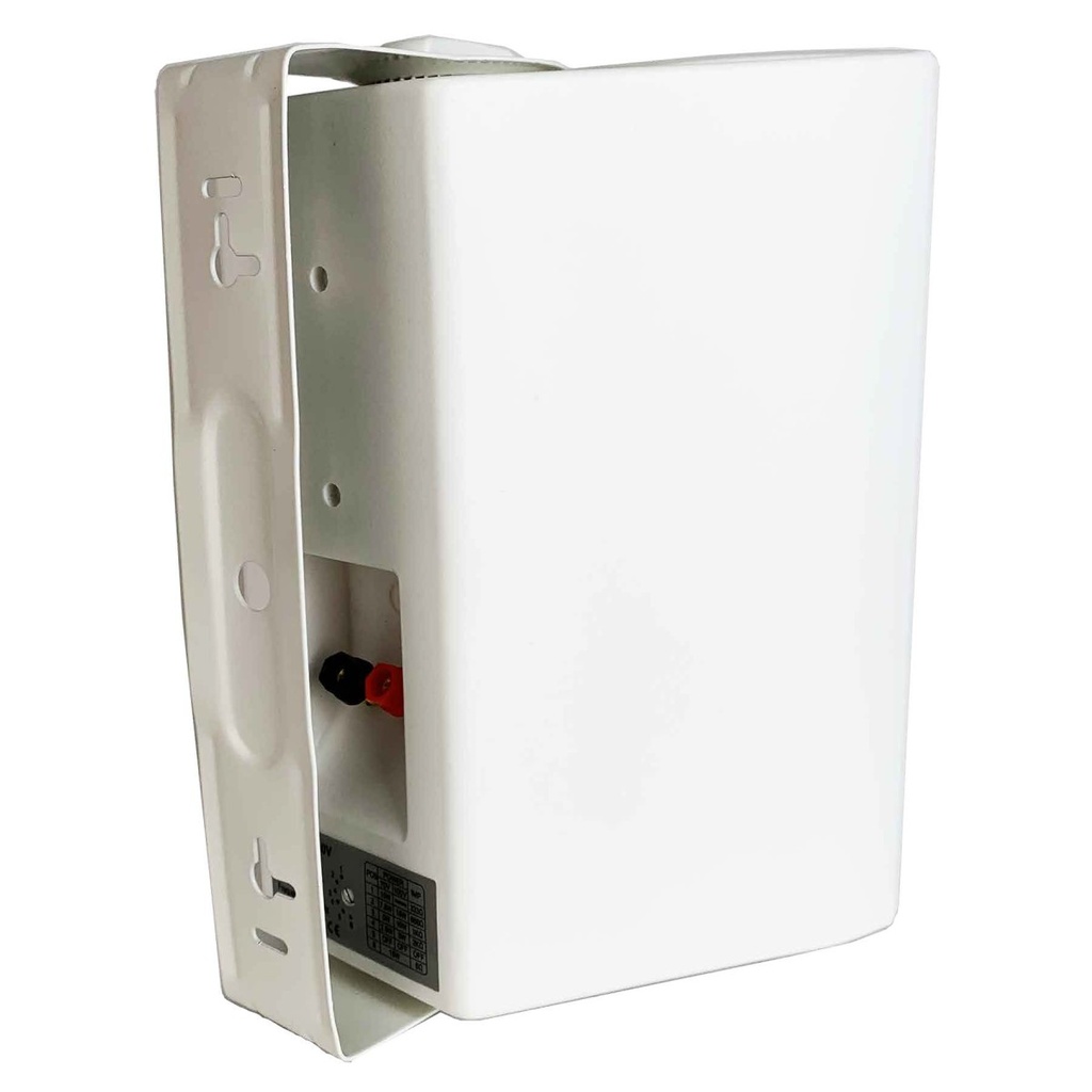 ALTAVOZ PASIVO AMBIENTAL NIPPON AMERICA, 8" INSTALACION DE PARED,  BASE METALICA, COLOR BLANCO 70V/100V/15W/8OHM X UNIDAD