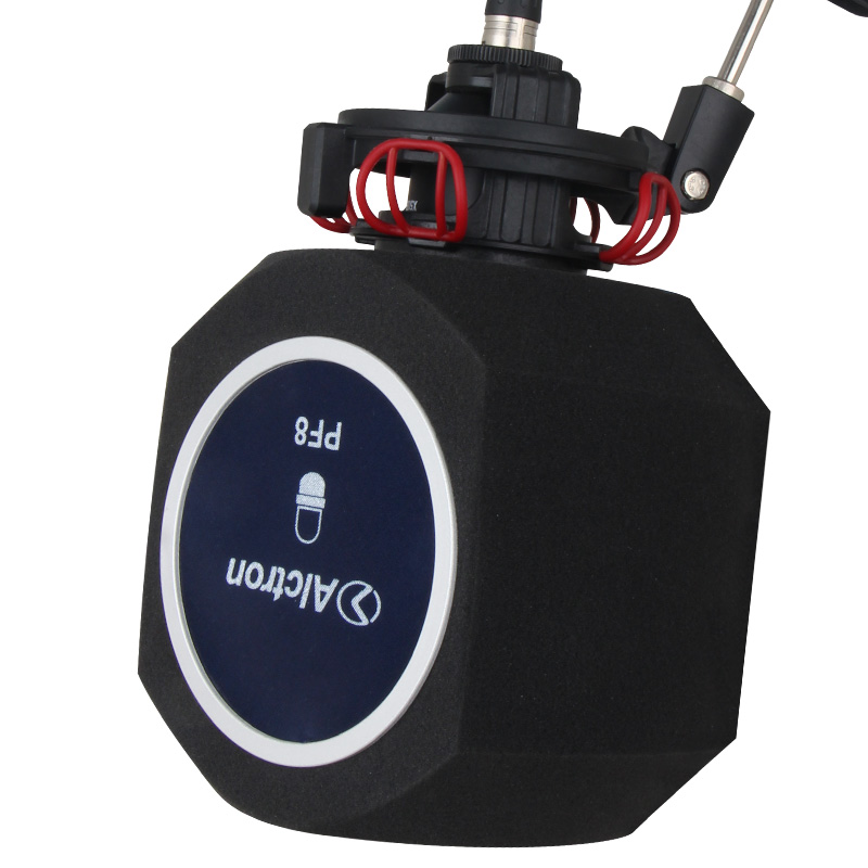 FILTRO ANTIPOP PORTABLE ALCTRON, PARA MICROFONOS CARDIOIDES