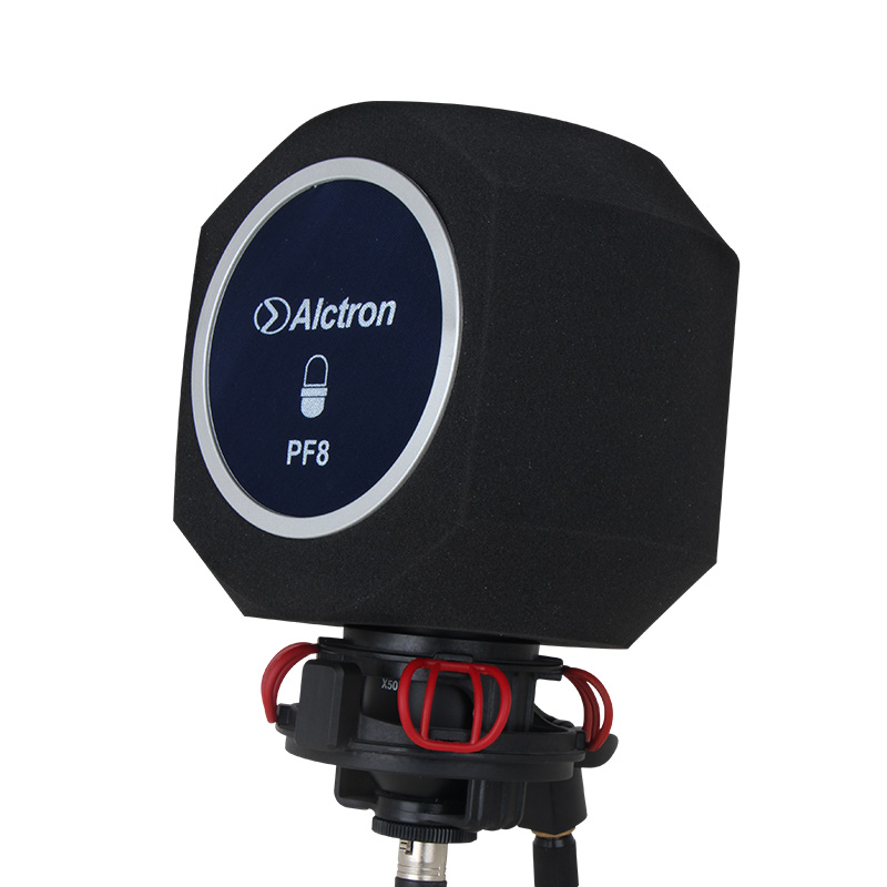 FILTRO ANTIPOP PORTABLE ALCTRON, PARA MICROFONOS CARDIOIDES