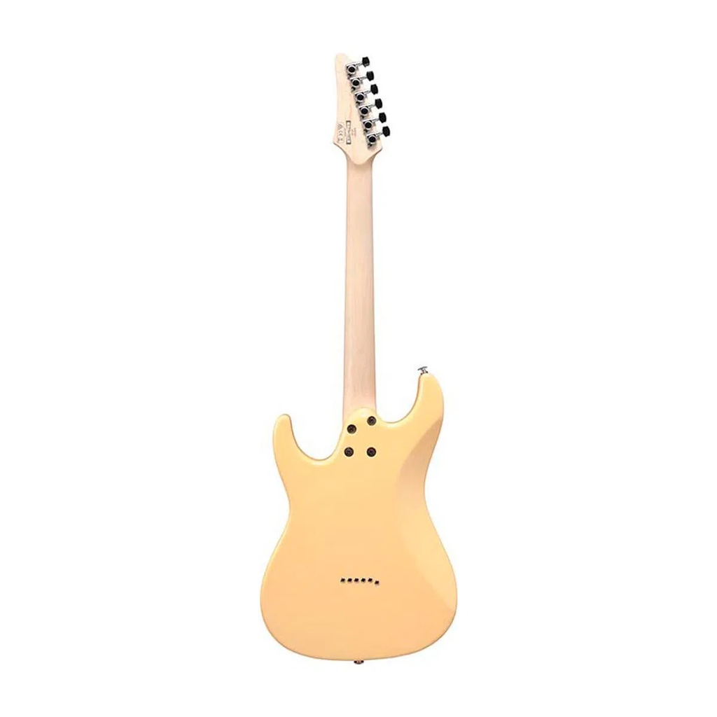 GUITARRA ELECTRICA MARCA IBANEZ, SSS, SELECTOR 5-WAY + ALTER SWITCH, COLOR MARFIL