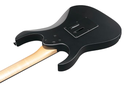 GUITARRA ELECTRICA MARCA IBANEZ, SERIE RG GIO, HH,  PUENTE FLOTANTE (TIPO FLOYD ROSE), SELECTOR 5-WAY, COLOR TRANSPARENT BLACK FLAT