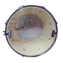CAJA DE GOLPE SECO DC MUSIC,14" X 12", COLOR BLANCO