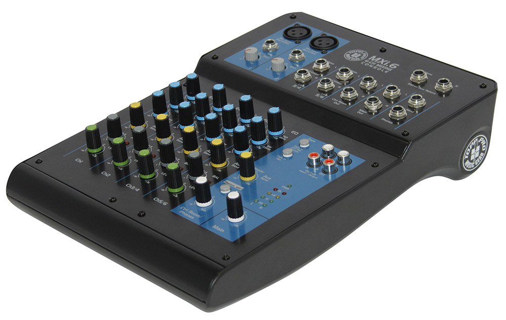 MEZCLADORA PASIVA TOPP PRO, 6 ENTRADAS (2 XLR y 2 LINE STEREO) (4 salidas LINE STEREO), INTERFACE USB