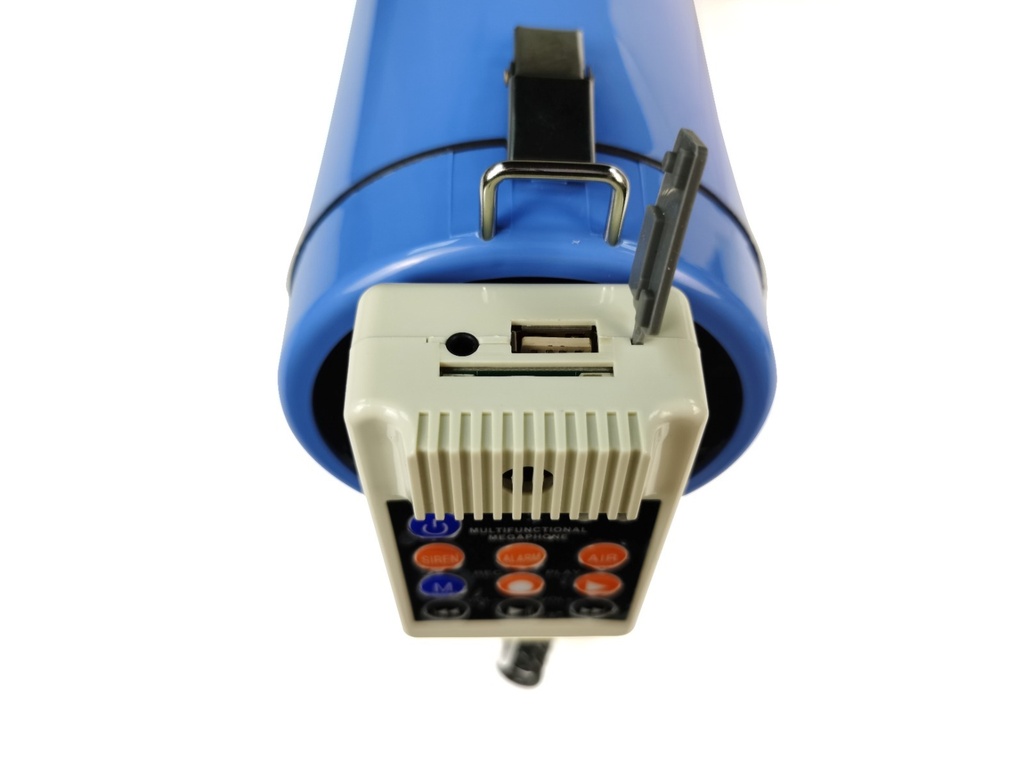 MEGAFONO LUNA, 50 WATTS MAX, BT/MP3/SD/USB/AUX, RECARGABLE, 240 SEG LOOP.