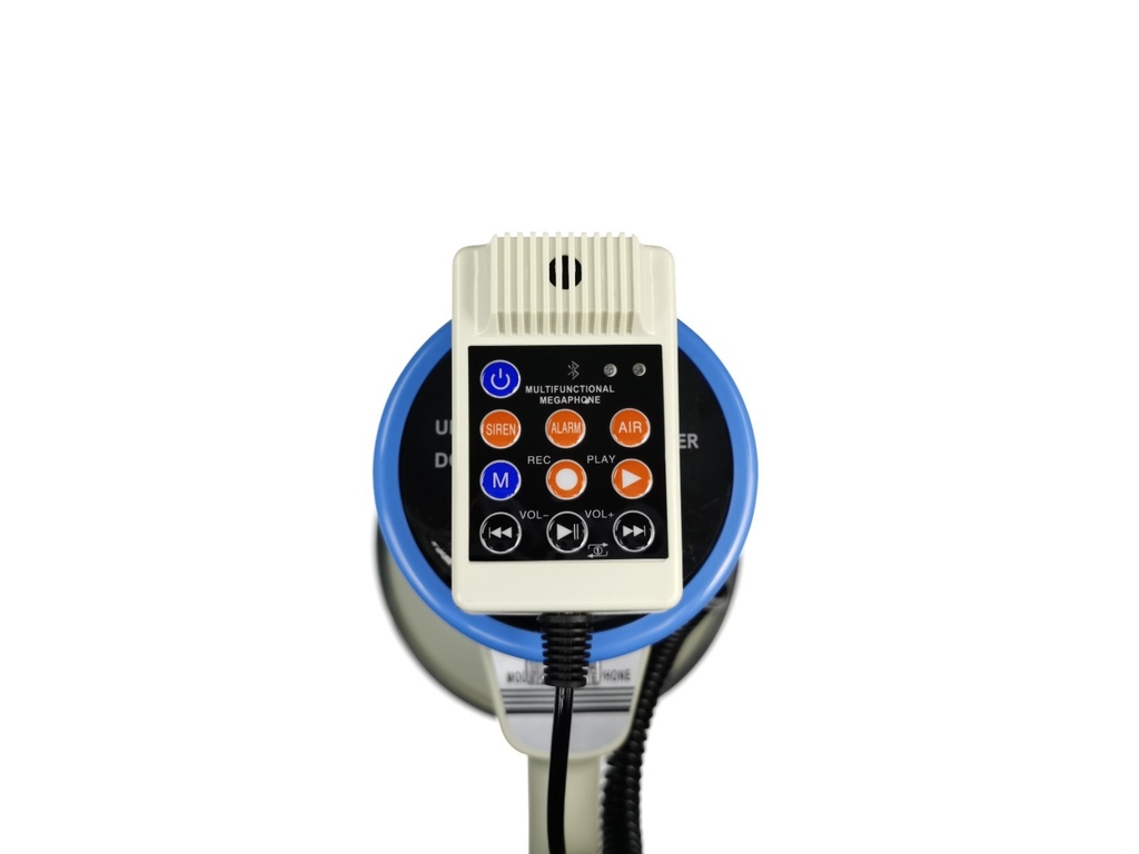 MEGAFONO LUNA, 50 WATTS MAX, BT/MP3/SD/USB/AUX, RECARGABLE, 240 SEG LOOP.