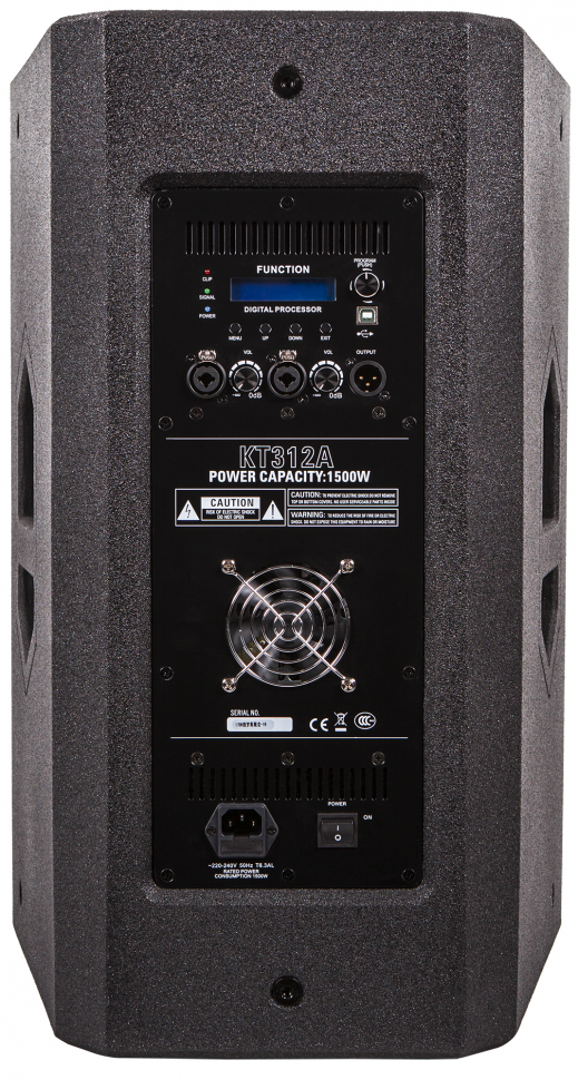 ALTAVOZ ACTIVO SOUNDKING, COAXIAL, DE 3 VIAS, (1X12") CLASE D, 136 dB/SPL MAX, 1500 WATTS, DSP (EQ, XOVER, LIMIT, DELAY)