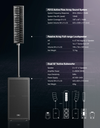 ALTAVOZ ACTIVO SOUNDKING, COLUMNA PORTATIL, (16X1", 4X5" NEO, 2X12"), 1800W RMS, CLASE D, 130 dB/SPL MAX, MEZCLADORA INCORPORADO DE 4 ENTRADAS