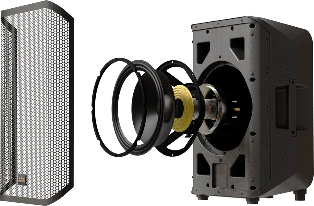 ALTAVOZ ACTIVO SOUNDKING, COAXIAL BI-DIRECCIONAL, (1X15") CLASE D, 129 dB/SPL MAX, DSP AVANZADO (COMPRESOR, EQ, BT, DELAY)