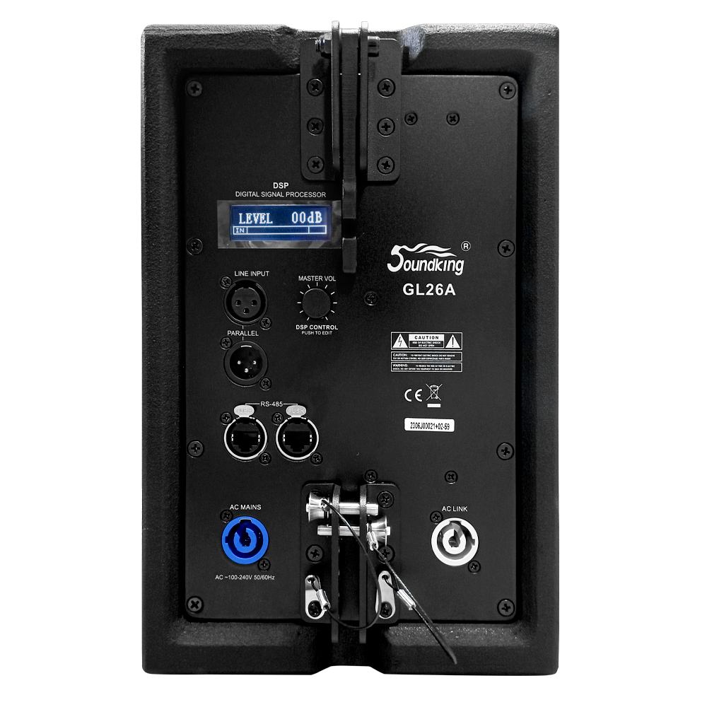 ALTAVOZ ACTIVO SOUNDKING, SISTEMA AEREO (LINE ARRAY), 2x6", 134 dB SPL, 68Hz a 20KHz , DSP INTEGRADO