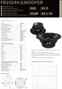 ALTAVOZ PASIVO SOUNDKING, (BOCINA SIN CAJA) DE 10", 400 WATTS MAX, 8 OHM, 68Hz - 5.5kHz, 95 dB, FERRITA