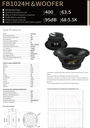 ALTAVOZ PASIVO SOUNDKING, (BOCINA SIN CAJA) DE 10", 400 WATTS MAX, 8 OHM, 68Hz - 5.5kHz, 95 dB, FERRITA