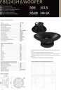 ALTAVOZ PASIVO SOUNDKING, (BOCINA SIN CAJA) DE 10", 700 WATTS MAX, 8 OHM, 65Hz - 5kHz, 96 dB, FERRITA (copia)