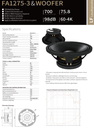 ALTAVOZ PASIVO SOUNDKING, (BOCINA SIN CAJA) DE 12", 800 WATTS MAX, 8 OHM, 60Hz - 4kHz, 96 dB, NEODIMIO (copia)