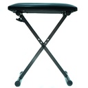 BANCO PARA PIANO O TECLADO SOUNDKING, ASIENTO RECTANGULAR, BASE ROBUSTA COLOR NEGRO