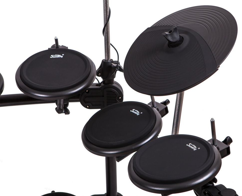 BATERIA ELECTRICA SOUNDKING, 458 TIMBRES, 26 KIT DRUMS PRESETS, 11 PIEZAS, PANTALLA LCD,