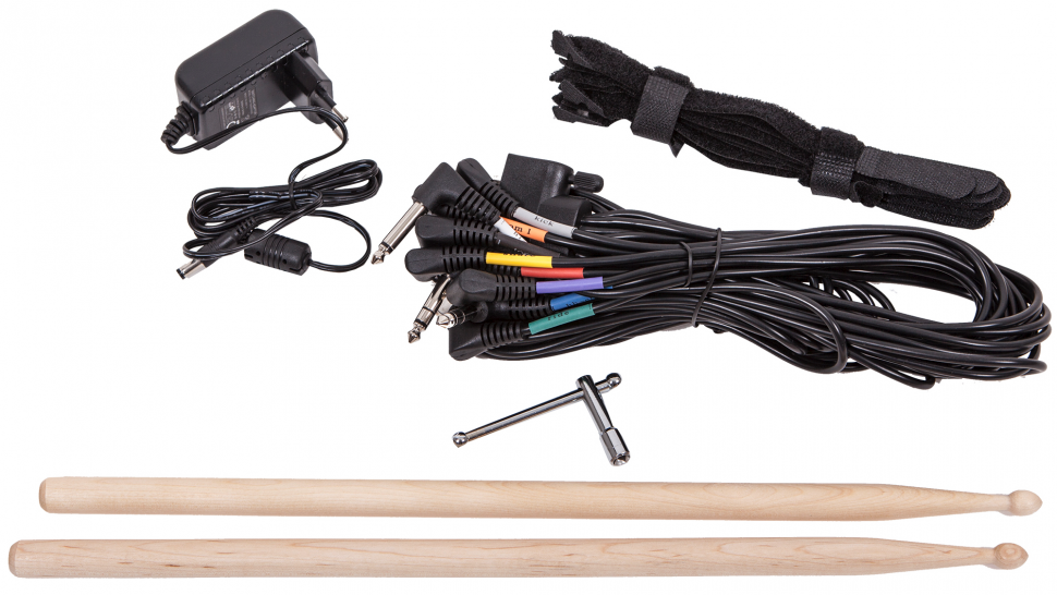 BATERIA ELECTRICA SOUNDKING, 458 TIMBRES, 26 KIT DRUMS PRESETS, 11 PIEZAS, PANTALLA LCD,