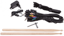 BATERIA ELECTRICA SOUNDKING, MULTIFUNCIONAL, 11 PIEZAS, PANTALLA LCD, EXTESION DE PADS, DOBLE ZONA DE GOLPE