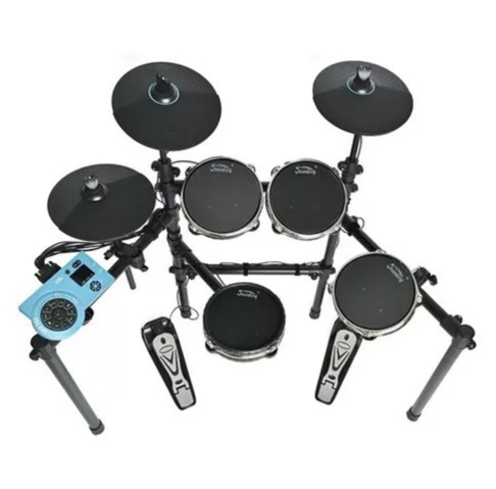 BATERIA ELECTRICA SOUNDKING, PADS MESH, SENSACION Y SONIDO REALISTA, 10 PIEZAS, 26 PRESETS, USB/MIDI
