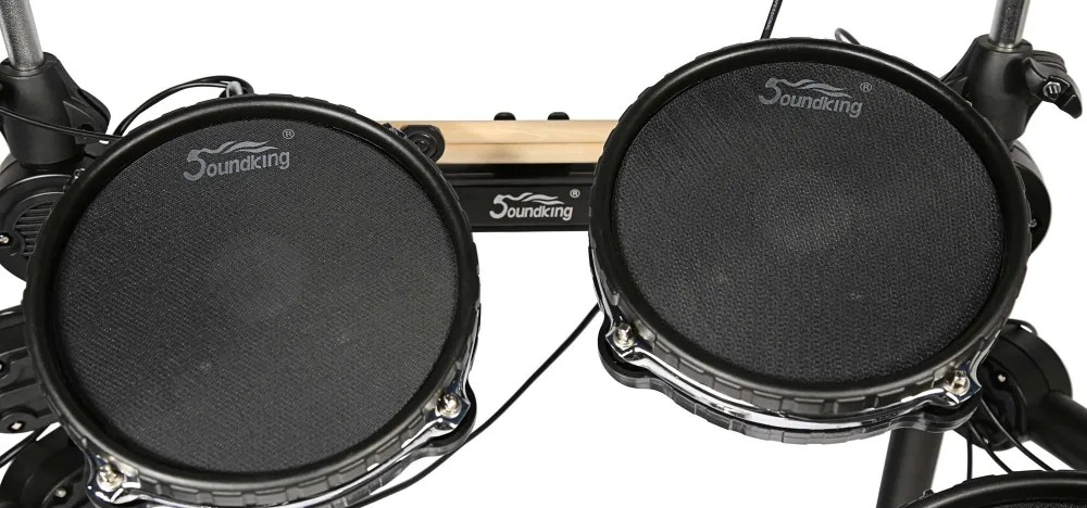 BATERIA ELECTRICA SOUNDKING, 500 TIMBRES, 36 KIT DRUMS PRESETS, 20 DEMO,  8 PIEZAS, PANTALLA TFT LCD, EQ, EFECTOS (copia)