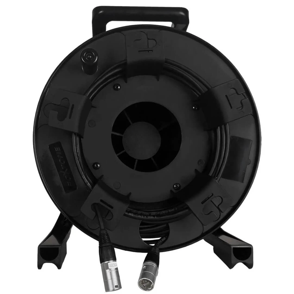 BOBINA DE CABLE CAT5e SOUNDKING, PORTATIL, BASE METALICA Y RODOS, CONECTOR NEUTRIK, 50MT