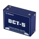 FUENTE DE ALIMENTACION ALCTRON, 5 CONECTORES 9V, 50mA, PARA PEDALES, MATERIAL DE METAL ROBUSTA, COLOR AZUL