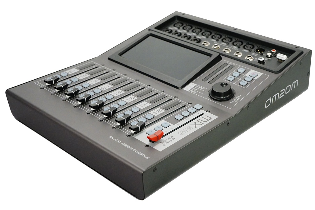 MEZCLADORA DIGITAL SOUNDKING, (CONSOLA) 16 ENTRADAS XLR, 8 SALIDAS XLR, PANTALLA TOUCH 7", DSP, INTERFACE MULTITRACK, 9 FADERS MOTORIZADOS (copia)