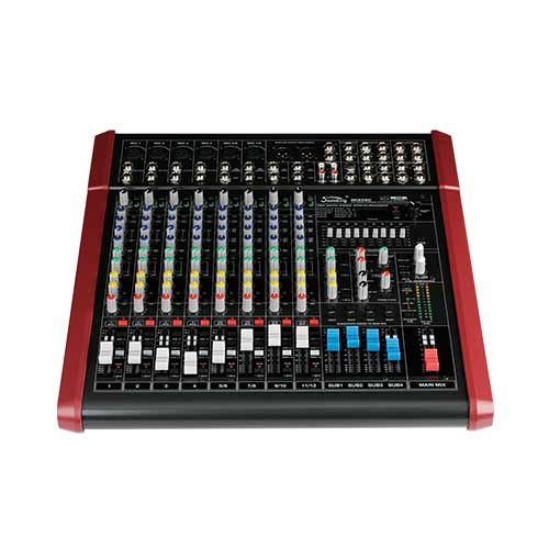 MEZCLADORA PASIVA SOUNDKING, (CONSOLA ANALOGA) 8 ENTRADAS (8 XLR) (4 MONO), 8 SALIDAS (4 AUX) (STEREO L/R) (4 GROUP L/R), RCA IN/OUT, USB REC/PLAY, 100 FX, EQ