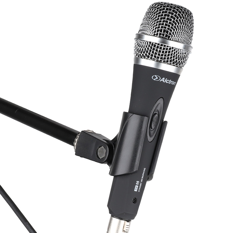 MICROFONO DINAMICO ALCTRON, PARA USO EN VIVO, CON INTERRUPTOR DE ENCENDIDO, HIPERCARDIOIDE, 50 Hz-15 kHz