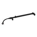 PEDESTAL DE MICROFONO ALCTRON, PARA AMPLIFICADOR O GABINETE DESDE 14 A 21 CM DE PROFUNDIDAD,  BRAZO CUELLO DE CISNE, ACERO INOXIDABLE, COLOR NEGRO