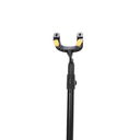PEDESTAL DE PISO PARA GUITARRA SOUNDKING, CON SISTEMA DE AUTO-AGARRE, EXTENSIBLE HASTA 1.16 M, COLOR NEGRO