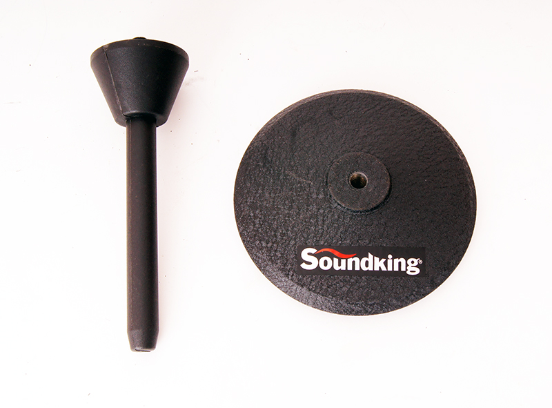 PEDESTAL PARA CLERINETE SOUNDKING, PARA PISO, COLOR NEGRO