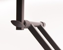 PEDESTAL PARA DOBLE TECLADO SOUNDKING, ESTILO X, DOBLE BARRA, ELEGANTE Y ROBUSTO, AJUSTABLE, COLOR NEGRO