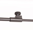 PEDESTAL PARA DOBLE TECLADO SOUNDKING, ESTILO X, DOBLE BARRA, ELEGANTE Y ROBUSTO, AJUSTABLE, COLOR NEGRO