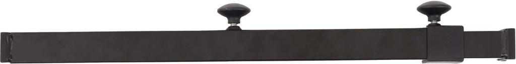 PEDESTAL PARA TECLADO SOUNDKING, BARRA CUADRADA, ESTILO Z CON REFUERZO TRASERO, AJUSTABLE, COLOR NEGRO