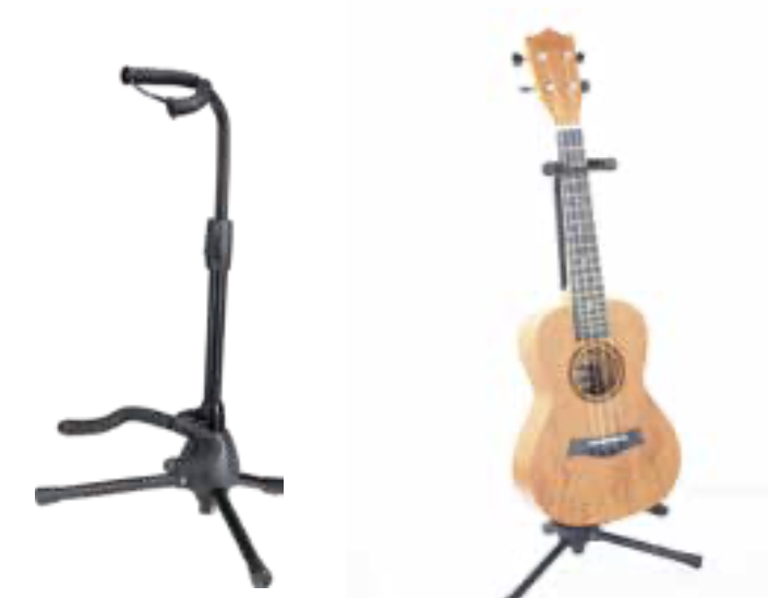 PEDESTAL PARA UKULELE SOUNDKING, ALTURA AJUSTABLE, METALICO COLOR NEGRO