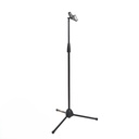 PEDESTAL (TRIPODE) SOUNDKING, PARA CELULAR O TABLET, INCLUYE CLIP DE 12.5 X 19 CM, COLOR NEGRO