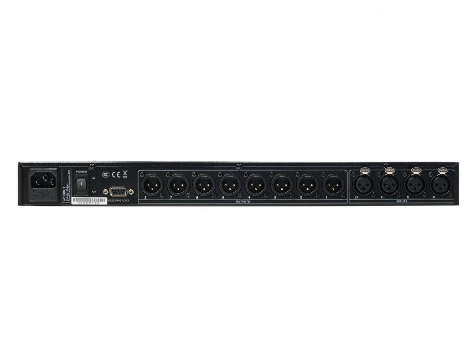 SISTEMA DE PROCESAMIENTO DIGITAL SOUNDKING, 12 CANALES (4 IN XLR, 8 OUT XLR), DSP VERSATIL E INTUITIVO, COMPRESOR, LIMITADOR, DELAY