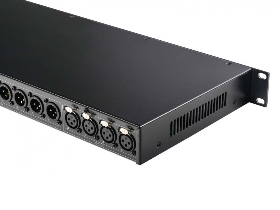 SISTEMA DE PROCESAMIENTO DIGITAL SOUNDKING, 12 CANALES (4 IN XLR, 8 OUT XLR), DSP VERSATIL E INTUITIVO, COMPRESOR, LIMITADOR, DELAY