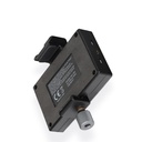 SISTEMA DE TRANSMISOR Y RECEPTOR ALCTRON, PARA TELEFONOS Y CAMARAS DSLR, INCLUYE MICROFONO INALAMBRICO, 24 BITS/96kHz, RADIO TRANSMISION 5.8G