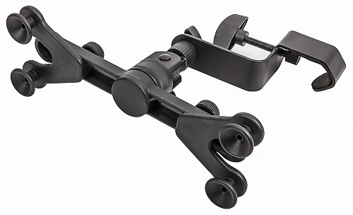 PEDESTAL (TRIPODE) SOUNDKING, PARA CELULAR O TABLET, INCLUYE CLIP DE 12.5 X 19 CM, COLOR NEGRO
