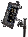 SOPORTE DE PEDESTAL SOUNDKING, PARA TELEFONO, TABLET O IPAD, CLIP DE 6 X 11 PULGADAS, COLOR NEGRO