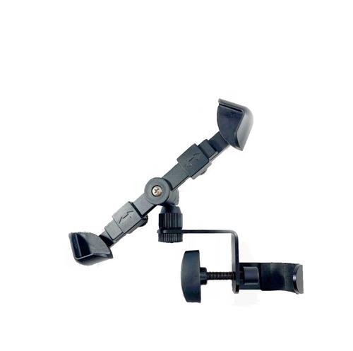 PEDESTAL (TRIPODE) SOUNDKING, PARA CELULAR O TABLET, INCLUYE CLIP DE 12.5 X 19 CM, COLOR NEGRO