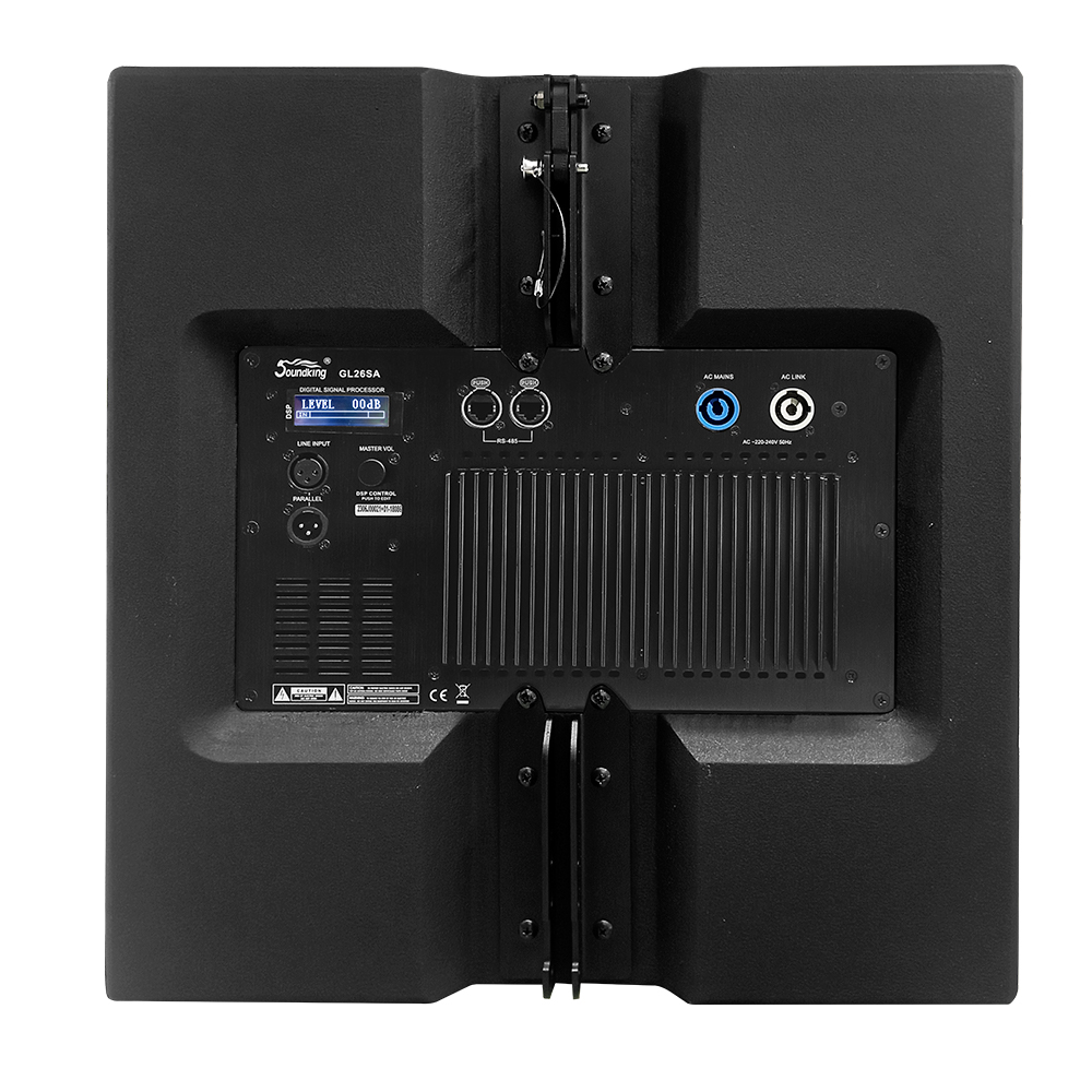 SUBWOOFER ACTIVO SOUNDKING, SERIE GL, SISTEMA AEREO (LINE ARRAY), 1X15 ...