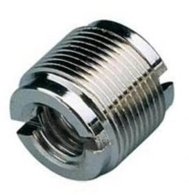 TUERCA PARA CLIP DE MICROFONO SOUNDKING, MATERIAL DE METAL, COLOR PLATEADO